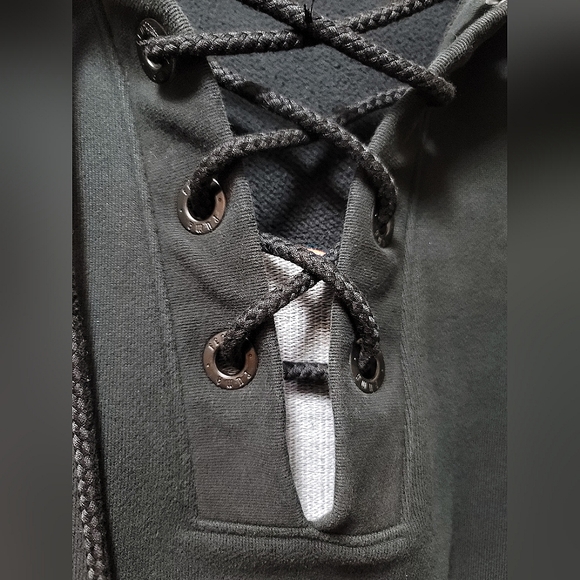 Puma By Rihanna Fenty Rising Sun Lace-Up Hoodie Sweatshirt - Picture 7 of 8